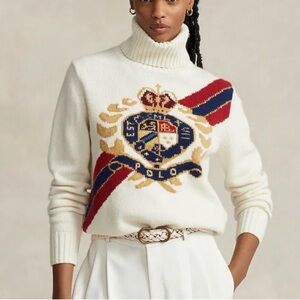 Polo Ralph Lauren Crest Turtleneck Sweater,
